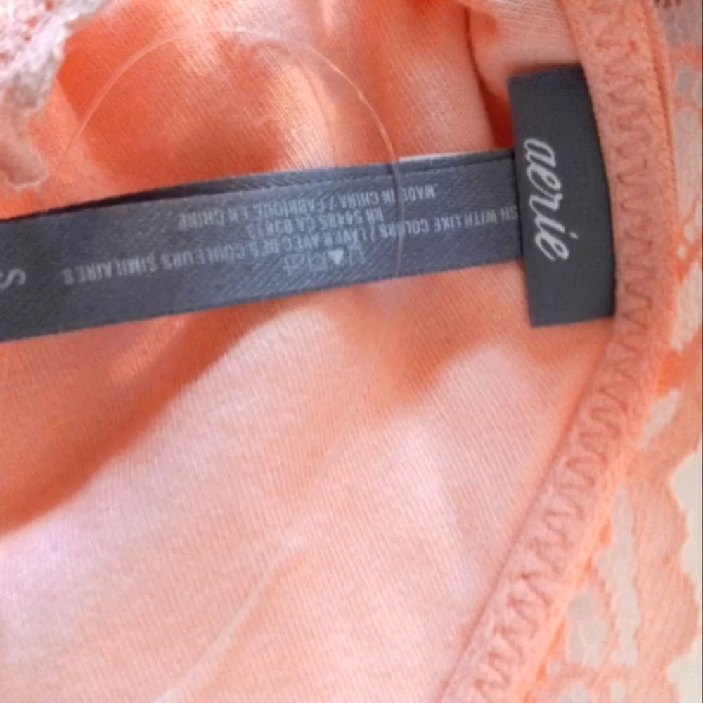 Aerie coral lacey bra S